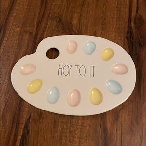 Rae Dunn hop to it Easter Egg Palette Tray